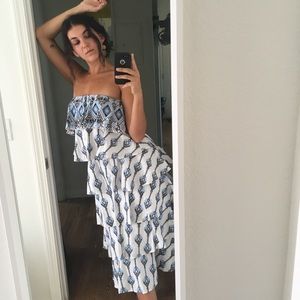 Caroline Constas ‘Margi’ Strapless Ruffle Dress